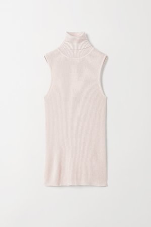 Soft Goat - Turtleneck Singlet - L - Powder