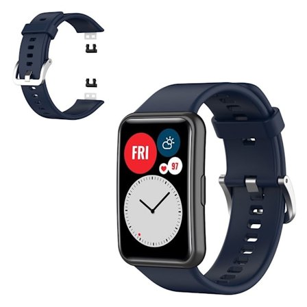 Huawei Watch Fit silikone rem - Midnight blå
