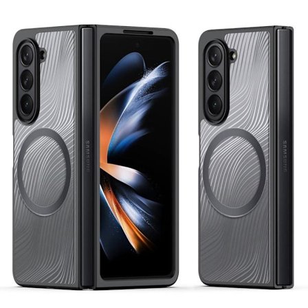 DUX DUCIS Samsung Z Fold5 Aimo Series Magnetic Ring Cover - Sort