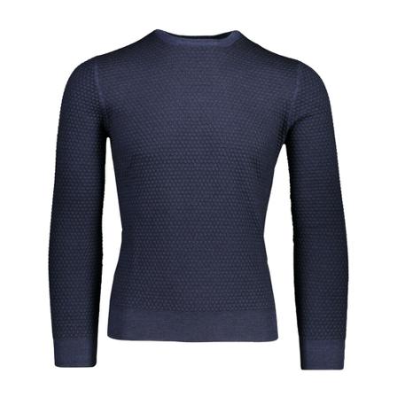 Gran Sasso, Jersey Blauw, Heren, Maat:S,wol
