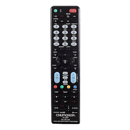Chunghop E-l905 Universal Fjernbetjening Til Lg Lcd/led/hdtv/3dtv [DB]