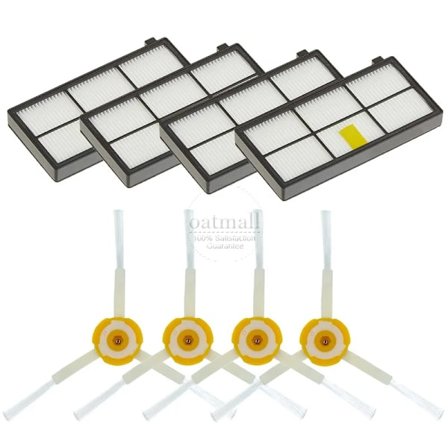 iRobot Roomba 960 900 891 800 -sarjan lisävarusteet varaosat pölynimurin täydennyssarja kumisivuharja HEPA-SUODATIN