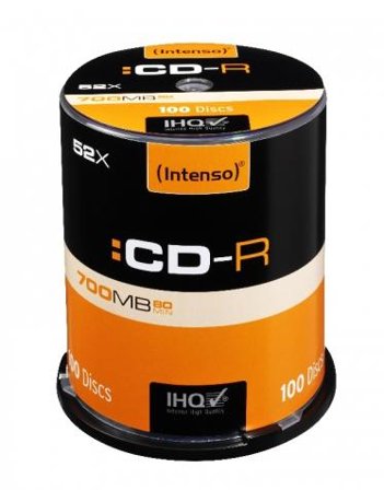 INTENSO CD-R x 100 - 700 MB - lagringsmedier