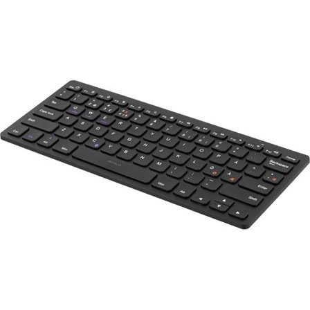Deltaco TB-631 mini - tastatur - Nordisk - svart Inn-enhet