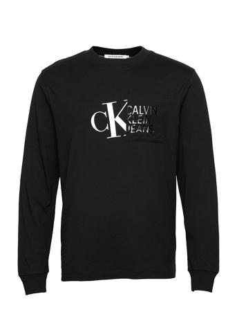 Hybrid Pocket L/S Tee Black Calvin Klein Jeans