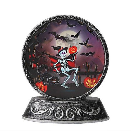 Lysende Halloween-pynt Kreative Retro Håndverk Batteridrevet