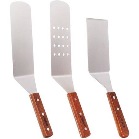 Stainless Steel Spatula Set for Cooking and Grilling