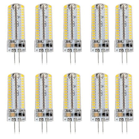 10 stk. 5W LED Bi-pin Pære 500lm G4 50W Halogen