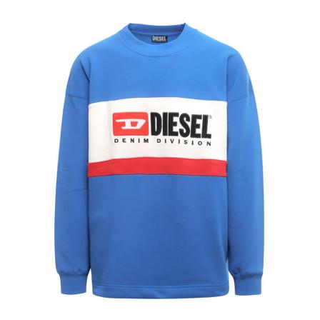 Diesel - Tröjor - Blå - Herr - Storlek: L, Herr, Storlek: L