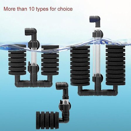 Akvariumfilter Reker Damm Luftpumpe Skimmer Svampfilter