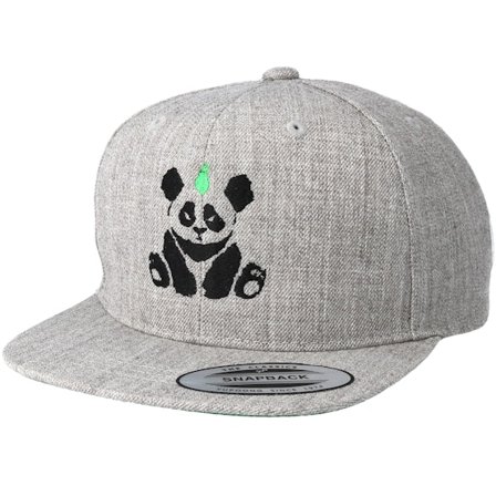 Kinder Kiddo Cap - Grau snapback Cap - Kinder Panda Grey Kinder Snapback @ Hatstore