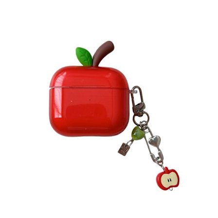 ins vind gren rød æble gældende for airpods beskyttende cover høretelefon skal blød rød