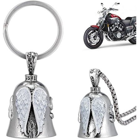 2 st Guardian Bell Nyckelring för Motorcykel, Cykel & Bilskydd [JSR]