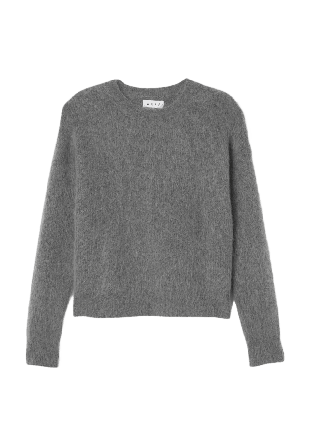 Wera Jumper i mohair- och ullmix FOREST Stickat Grå XS