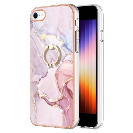 Marble design iPhone SE (2022) / iPhone SE 2020 / iPhone 7 cover - Rose Marmor
