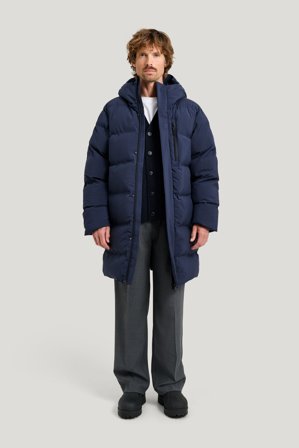 Tretorn Brick Puffer Parka — Vattentät Jacka Herr — Blå | Ytterkläder, Gummistövlar, Jackor & Regnkläder för Dam, Herr & Barn