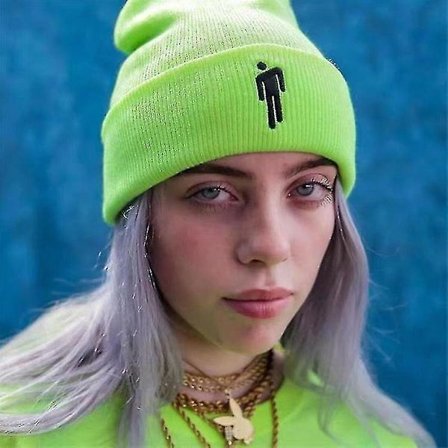 Billie Eilish neulottu pipo, mukava, hengittävä, pehmeä, talvipipot naisille ja miehille