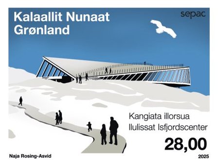 Grønland - SEPAC 2025 Arkitektur - Postfrisk frimærke