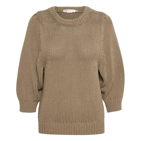 Inwear - Stickade Tröjor & Koftor - Brun - Dam - Storlek: S, Dam, Storlek: S