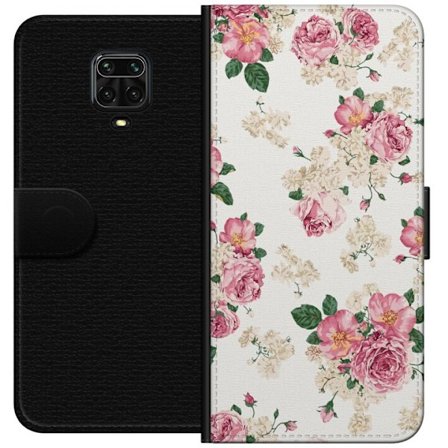 Kompatibel Tegnebogsetui til Xiaomi Xiaomi Redmi Note 9 Pro Retro Blomster