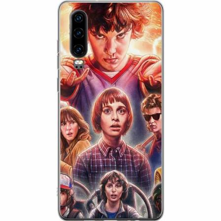 Huawei P30 Genomskinligt Skal Stranger Things
