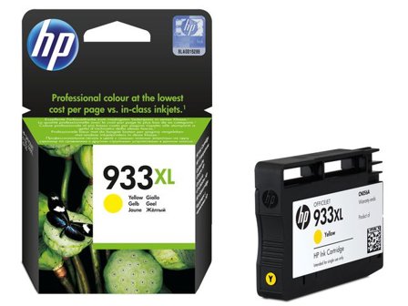 HP Bläckpatron, 933XL, CN056AE, gul, singelförpackning, hög kapacitet - Lyreco - Toner och bläck - Bläckpatroner - Bläckpatroner HP