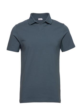 M. Lycra Polo T-Shirt Polos Short-sleeved Blå Filippa K