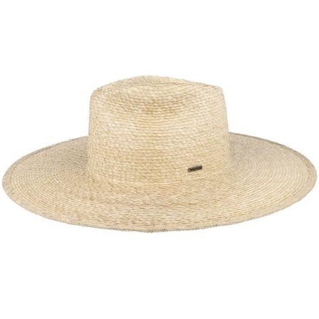 Brixton - Beige straw Hatt - Primrose Fedora Natural Straw Hat @ Hatstore