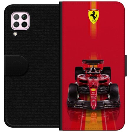 Yhteensopiva Lompakkokotelo Huawei Huawei P40 lite Ferrari Formula 1 -auto ikonisessa punaisessa muotoilussa urheilullisella tarkkuudella