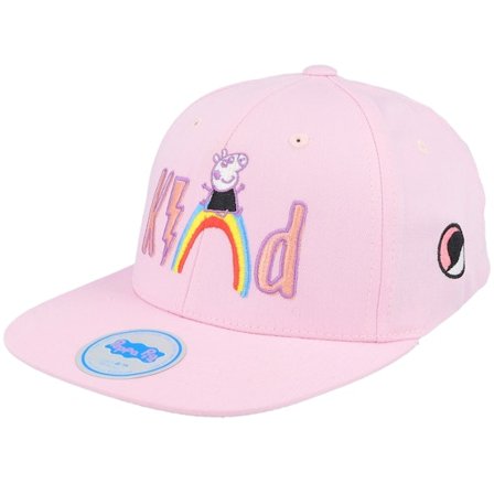 Peppa Pig - Pink snapback Czapka Z Daszkiem - "Kids Pink Kind Rainbow Snapback " @ Hatstore