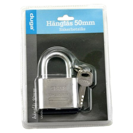 Kraftig Hængelås 50 mm