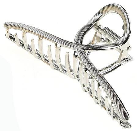 Senze Metal Klemme Med Mønster Rhodium, Hår, Hårpynt, Hårklemmer