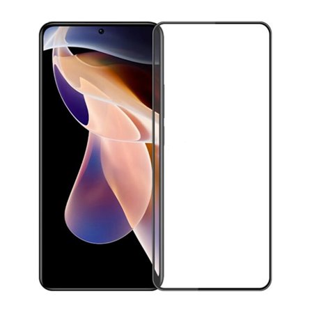 Skärmskydd Xiaomi Redmi Note 11 Pro - 3D Härdat Glas - Svart
