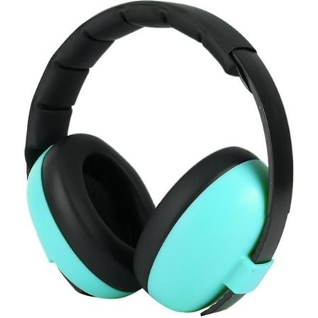 XIC Grønne Sammenleggbare Støyreduserende Hodetelefoner for Baby/Småbarn - 22dB Støyreduksjon - Søvn Hørselsvern