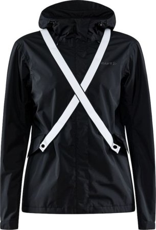 Craft Women's Core Bike Ride Hydro Lumen Jacket Women shell jackets Black XL
