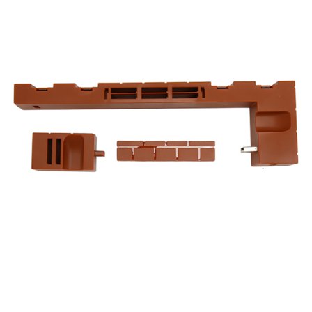 Switch OLED -lataustelakka Joyconille, lataa 4 ohjainta, ruskea turvasuojaus