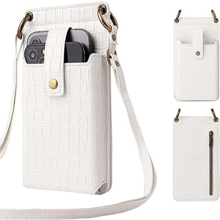 Letvægts Crossbody Telefon Taske til Kvinder Krokodille Mønster En-