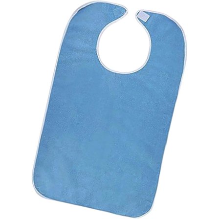 Pestävä ja tahroja hylkivä ruokailuliina säädettävillä taskuilla vanhusten ruokintaan, hoitoon ja syömisen apuliinat kuntoutukseen