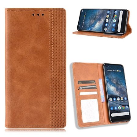 Bofink Vintage Nokia 8.3 5G nahkakotelo - Ruskea