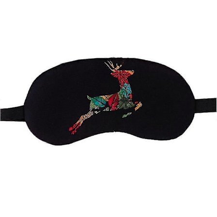 Sjovt bind for øjnene til kvinder, mænd og børn, sovemaske, bløde natbind for øjnene til rejser og lur