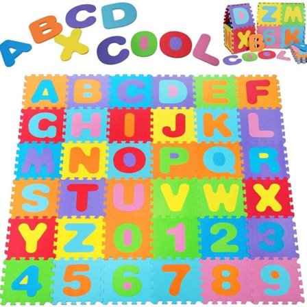 Baby EVA pusselmatta 36 st. Flerfärgad, 36 st