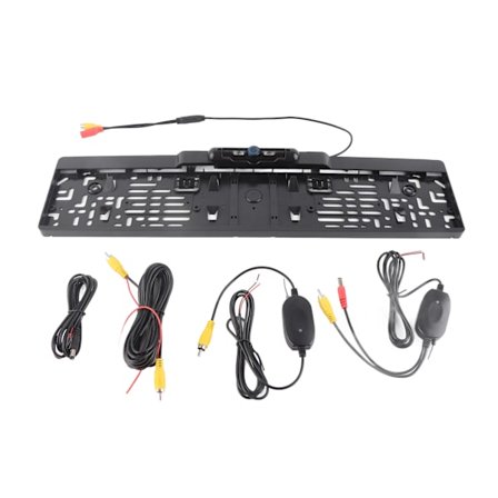 Oversea Funk 170 Graders IR Trådløst Ryggekamera Skiltplate Parkeringshjelp