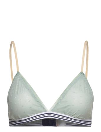 Rhombus Mesh Tassie Bra Blue Becksöndergaard