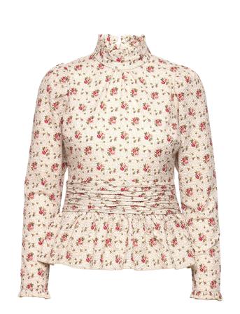 April Blouse Cream Notes Du Nord