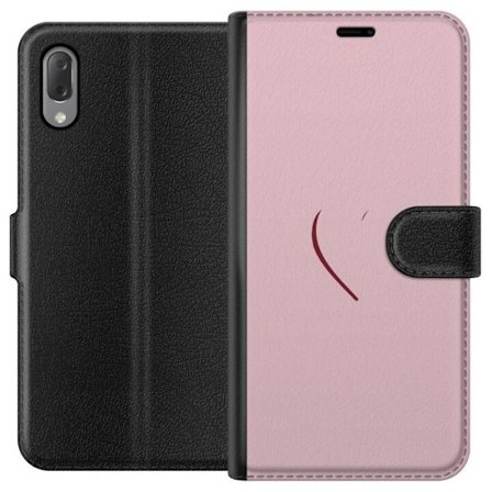 Kompatibel Tegnebogsetui til Sony Sony Xperia L3 SoftPinkLove