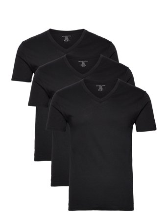 Pc Basic V Neck 3 Pack T-shirts Short-sleeved Svart Michael Kors*Betinget Tilbud
