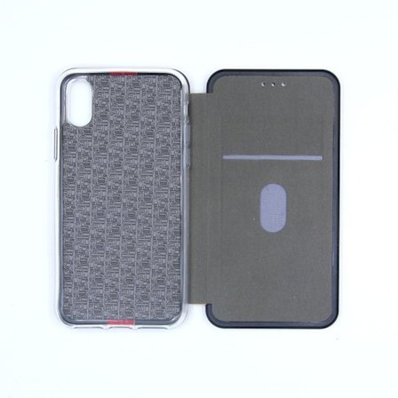 Mobilfodral med Stativ iPhone X/XS - Vinröd