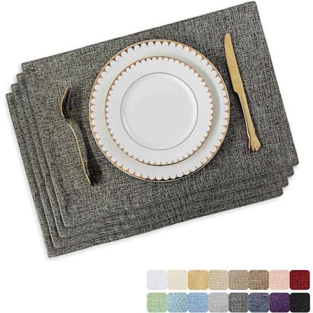 Bordmatter Stoffbrikker Sett med 4 Varmebestandig Spise T,ZQKLA