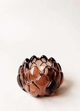 Trend Design Lysglass Artisjokk Brun H5