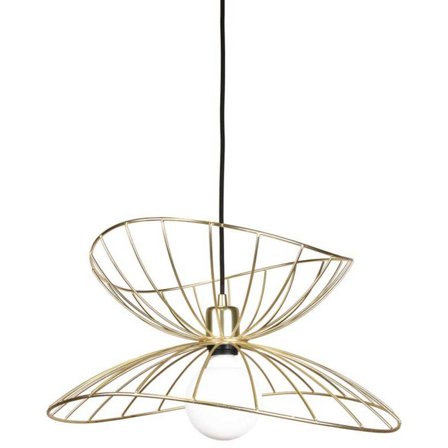 Globen lighting Pendant Ray 45 -valaisin, harjattu messinki